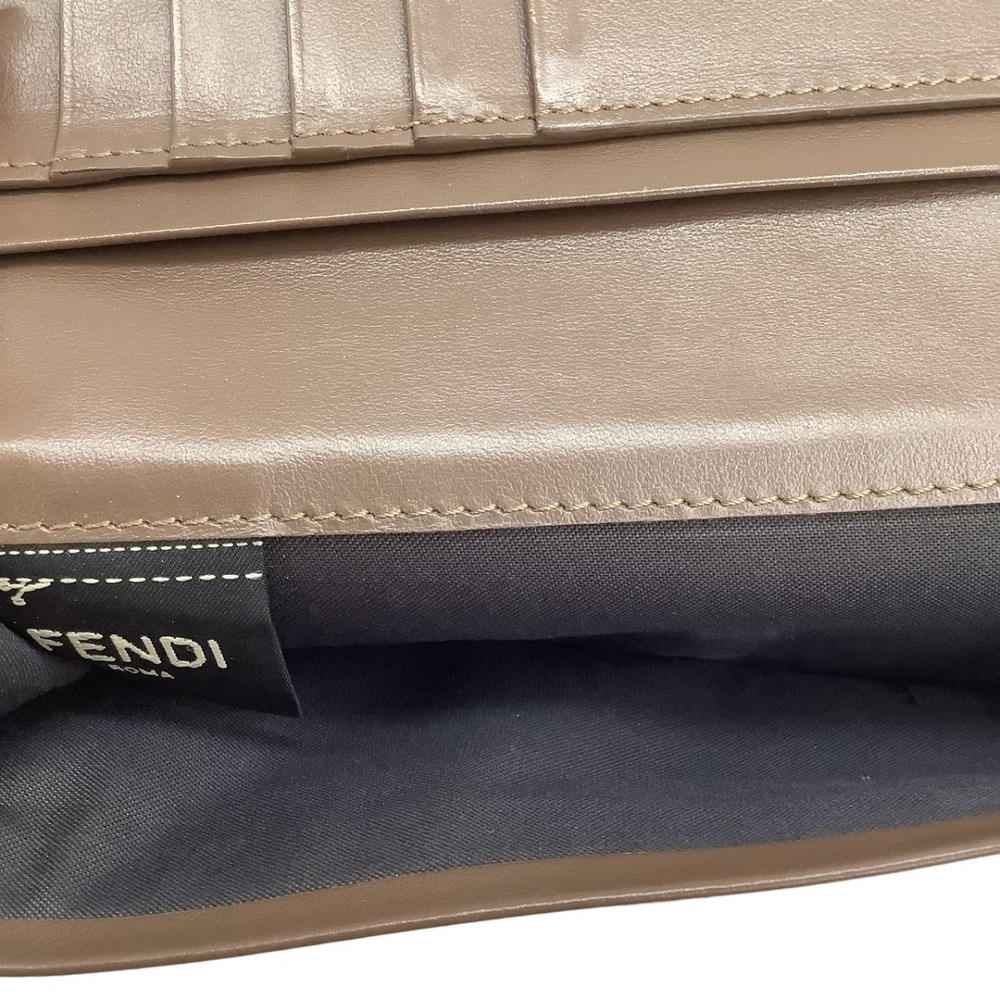 Fendi Long Wallet Ff Pattern Brown - image 6